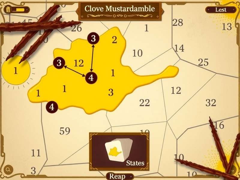 Clove Mustard Scramble Game Interface